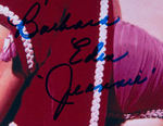 "I DREAM OF JEANNIE" BARBARA EDEN & LARRY HAGMAN SIGNED PHOTO PAIR.