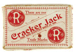 "CRACKER JACK" EARLY FREE SAMPLE BOX.