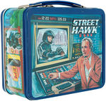 "STREET HAWK" METAL LUNCHBOX WITH THERMOS.