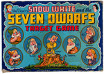 "SNOW WHITE AND THE SEVEN DWARFS TARGET GAME."