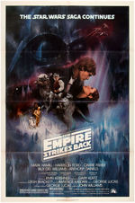 "STAR WARS: THE EMPIRE STRIKES BACK" MOVIE POSTER PAIR.
