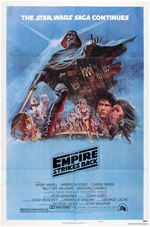 "STAR WARS: THE EMPIRE STRIKES BACK" MOVIE POSTER PAIR.