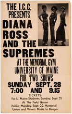 DIANA ROSS AND THE SUPREMES 1969 CONCERT POSTER.