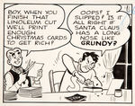 "ARCHIE" 1951 SUNDAY COMIC STRIP ORIGINAL ART.