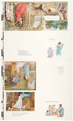 MAURICE SENDAK PERSONAL PRINTERS PROOF SHEET SET FOR "OUTSIDE OVER THERE" SIGNED/GIVEN TO TED HAKE.