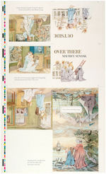 MAURICE SENDAK PERSONAL PRINTERS PROOF SHEET SET FOR "OUTSIDE OVER THERE" SIGNED/GIVEN TO TED HAKE.