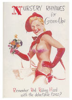 EARL MacPHERSON ORIGINAL "NURSERY RHYMES FOR GROWN-UPS" LITTLE RED RIDING HOOD PIN-UP CARD ART.