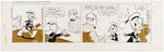 “DONALD DUCK” DAILY COMIC STRIP ORIGINAL ART VARIETY TRIO BY FRANK GRUNDEEN.
