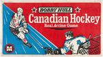 "BOBBY HULL CANADIAN HOCKEY" LARGE BOXED GAME IN UNUSED CONDITION.