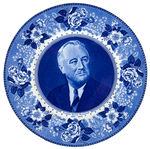 PAIR OF FDR PLATES MADE FOR "WARM SPRINGS MEMORIAL COMMISSION" C. LATE 1940s.