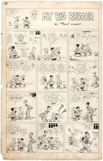 "THE FUNNIES - MY BIG BRUDDER"  COMIC BOOK ORIGINAL ART.
