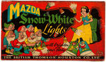 "MAZDA SNOW WHITE LIGHTS" BOXED SET.