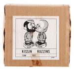 CUBAN MISSILE CRISIS ERA CASTRO AND KHRUSHCHEV "KISSIN KUZZINS" BOBBING HEADS MINT BOXED.