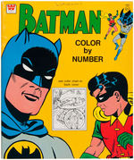 "BATMAN COLOR BY NUMBER" ORIGINAL ART.