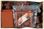 "MARX MINIATURE FORT APACHE" BOXED PLAY SET.