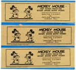 "MICKEY MOUSE TOY SLIDES" BOXED SETS.