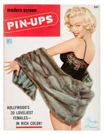 MARILYN MONROE COVER ON FIRST ISSUE “MODERN SCREEN PIN-UPS”.