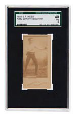 1888 N332 S.F. HESS "ATHLETES AND CELEBRITIES-BOXING" CARD SGC 40 VG 3.