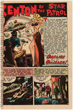 “OUT OF THIS WORLD ADVENTURES” #1 AND #2 PULPS WITH JOE KUBERT STORIES IN COMIC BOOK SECTIONS.