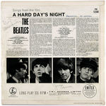 "THE BEATLES - A HARD DAY'S NIGHT" FULL BAND-SIGNED & FRAMED ALBUM COVER.