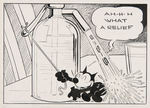 "FELIX THE CAT" 1935 SUNDAY PAGE ORIGINAL ART BY OTTO MESSMER.