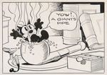 "FELIX THE CAT" 1935 SUNDAY PAGE ORIGINAL ART BY OTTO MESSMER.
