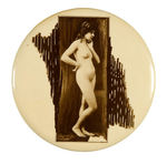 NUDE WOMAN CELLO-COVERED CLOTHING BRUSH.
