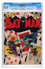BATMAN #11 JUNE-JULY 1942 CGC 4.0 VG.