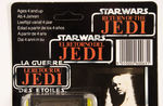 “STAR WARS HAN SOLO (IN CARBONITE CHAMBER)” ACTION FIGURE ON TRI-LOGO CARD.