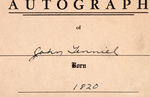 ALICE IN WONDERLAND ILLUSTRATOR JOHN TENNIEL 1879 HANDWRITTEN LETTER.