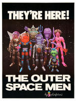 COLORFORMS "OUTER SPACE MEN" RETAILERS POSTER.