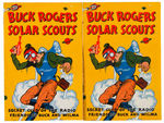 "BUCK ROGERS SOLAR SCOUTS" RADIO CLUB MANUAL PAIR.