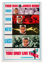 JAMES BOND "YOU ONLY LIVE TWICE" ADVANCE ONE-SHEET MOVIE POSTER.