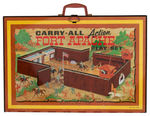 MARX FORT APACHE CARRY-ALL PLAY SET.