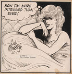 BRENDA STARR 1957 DAILY COMIC STRIP ORIGINAL ART BY DALE MESSICK.
