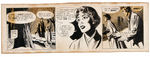 MARY PERKINS ON STAGE 1957 FIRST YEAR DAILY COMIC STRIP ORIGINAL ART BY LEONARD STARR.