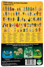 "STAR WARS - RETURN OF THE JEDI" CARDED ACTION FIGURE LOT.