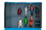 "STAR WARS" ACTION FIGURE CARRYING CASE & FIGURES.