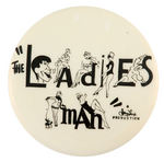 "THE 'LADIES MAN'" RARE 1961 JERRY LEWIS MOVIE PROMOTIONAL BUTTON.