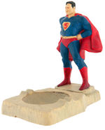 SUPERMAN EXTREMELY RARE DC PROMOTIONAL FIGURAL ASHTRAY.