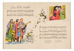 "SING WITH KING AT CHRISTMAS" KING FEATURES COMIC CHARACTER CHRISTMAS MUSIC BOOK.