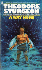 GEORGE BUSH ORIGINAL PRELIMINARY ART FOR THEODORE STURGEON'S "A WAY HOME" SHORT STORY COLLECTION.