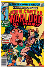 GIL KANE "JOHN CARTER WARLORD OF MARS" COMIC BOOK PAGE ORIGINAL ART.