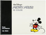 "MICKEY MOUSE IN COLOR" LIMITED EDITION HARDCOVER SIGNED BY CARL BARKS & FLOYD GOTTFREDSON.