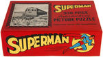 "SUPERMAN - SUPERMAN SAVES THE STEAMLINER" BOXED 300-PIECE SAALFIELD PUZZLE.