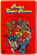 SUPERMAN MEGO "POCKET SUPER HEROES" CARDED ACTION FIGURE.