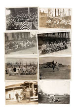 NEW YORK HIGHLANDERS C. 1909-1910 LOT OF 68 DIFFERENT ORIGINAL PHOTOS.