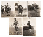 1909 WASHINGTON SENATORS LOT OF 11 DIFFERENT ORIGINAL PHOTOS.