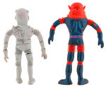 "THE OUTER SPACE MEN" BY COLORFORMS ACTION FIGURE PAIR.