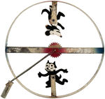 MICKEY MOUSE & FELIX THE CAT WHEEL SPINNER TOY.